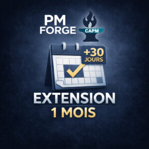 Extension d’accès - Simulateur PM Forge CAPM (1 mois)